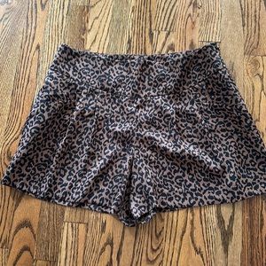 3/$12 LOFT Leopard Print Flowy Shorts